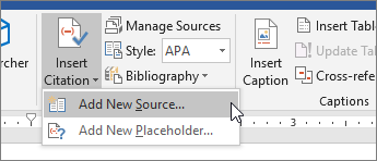 add built-in bibliography word for mac